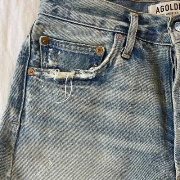 AGOLDE Dee Ultra High Rise Shorts Size 27 - Picture 4 of 9